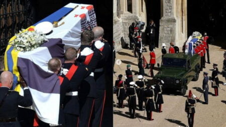 Burial of Prince Philip, husband to Queen Elizabeth II