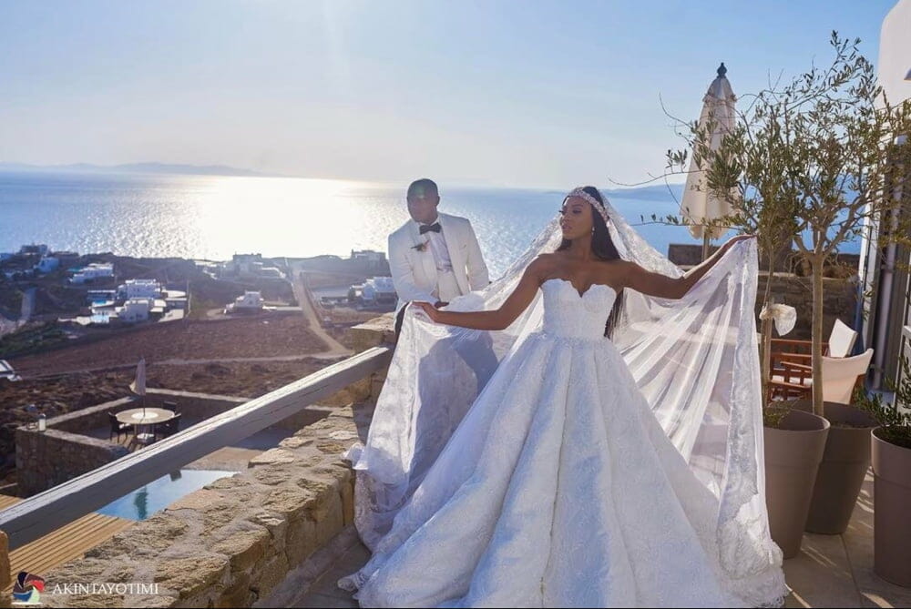 Stephanie Coker and Olumide Adenirokun's wedding
