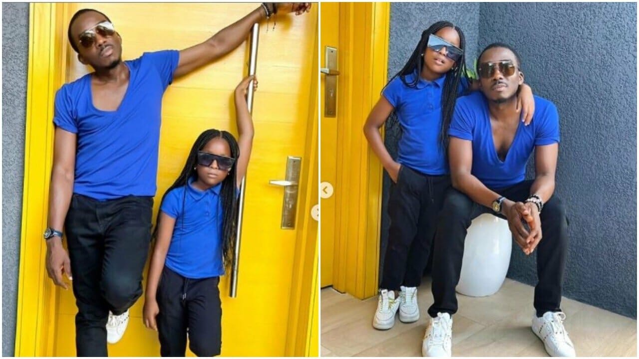 I never wanted a girl child&#39; Comedian Bovi says as he twins with his  daughter in lovely outfits (photos) - KFN