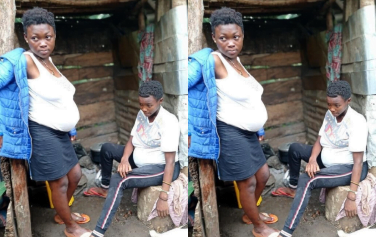 Pregnant Cameroon Twins
