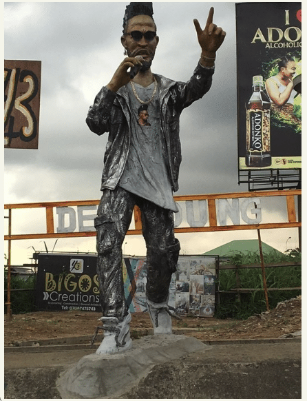 Phyno's Statue spotted 
