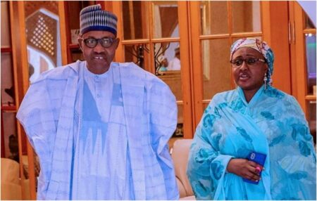 Buhari and Aisha Buhari