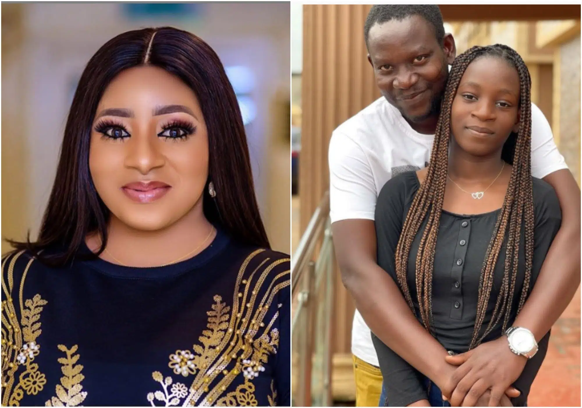 'The resemblance is everything' - Mide Martins shares a photo of her husband  and daughter - Kemi Filani News