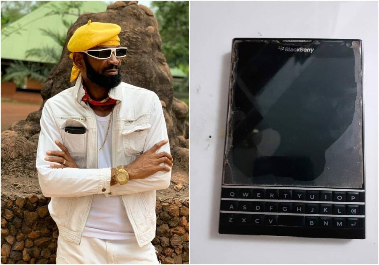 "I borrowed money to buy a Blackberry phone to belong