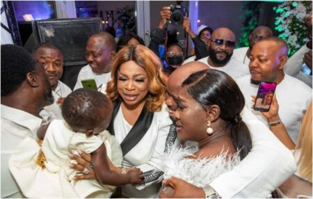 sinach at mercy johnson party