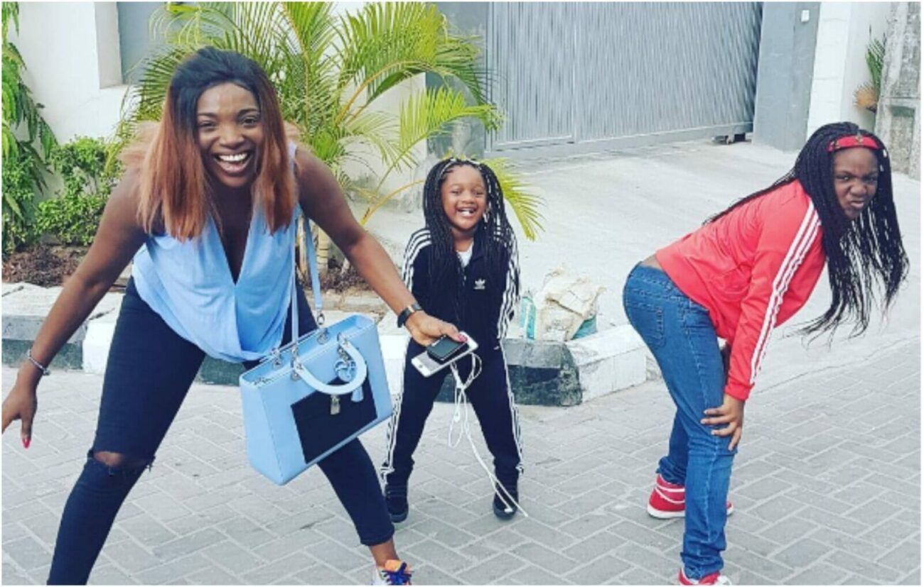 Annie Idibia and daughters