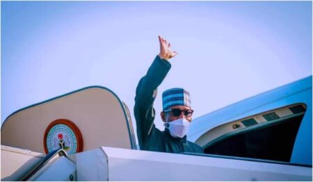 Buhari leaves Nigeria