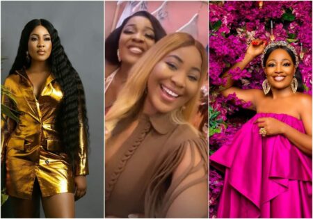 BBNaija: Erica and Lucy Unite at Mercy Eke's Party (video)