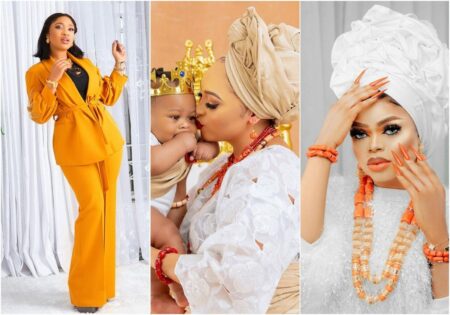 Bobrisky accuses Tonto Dikeh of turning her against Rosy Meurer