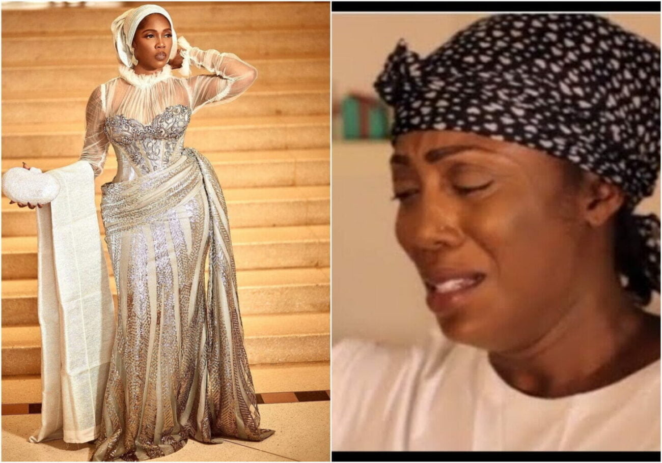 This world is wicked - Fans pray and express concern for Tiwa savage as someone touches her head with money