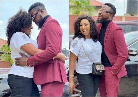 Nigerians react as Mide Martins reveals the face of her lover