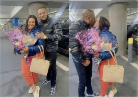 Nkechi Blessing and her boyfriend