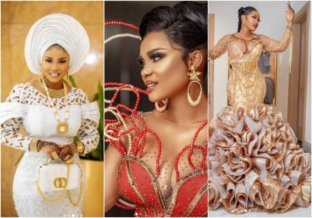 Iyabo Ojo stuns at 5 outfit for mother's party