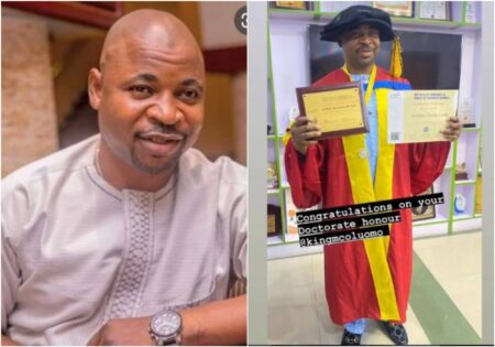 MC Oluomo bags doctorate honour