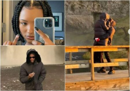 Temi Otedola and Mr Eazi shares beautiful moment form their vacation