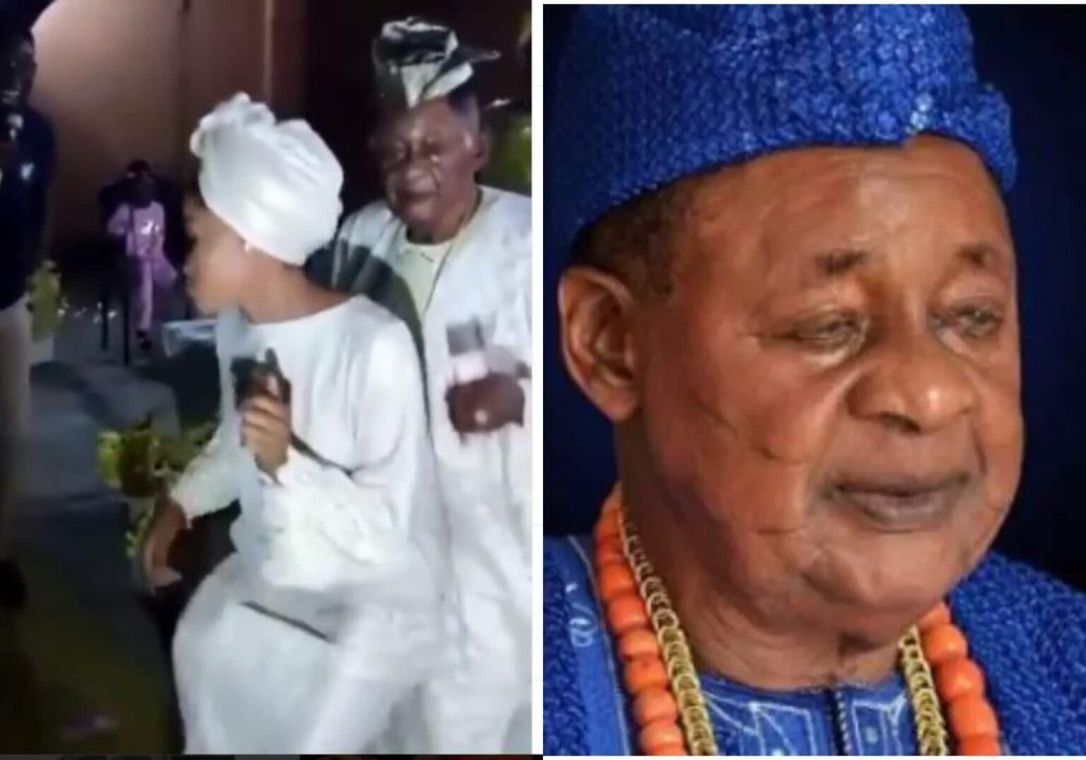 alaafin oyo sparks outrage as he rocks young olori