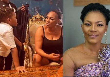 reactions as tina mba scolded her grandson