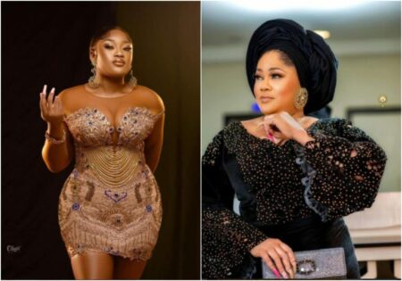 Actress Sindodo Tayo 'press necks' with jaw-dropping photo of her lookalike daughter to celebrate her birthday