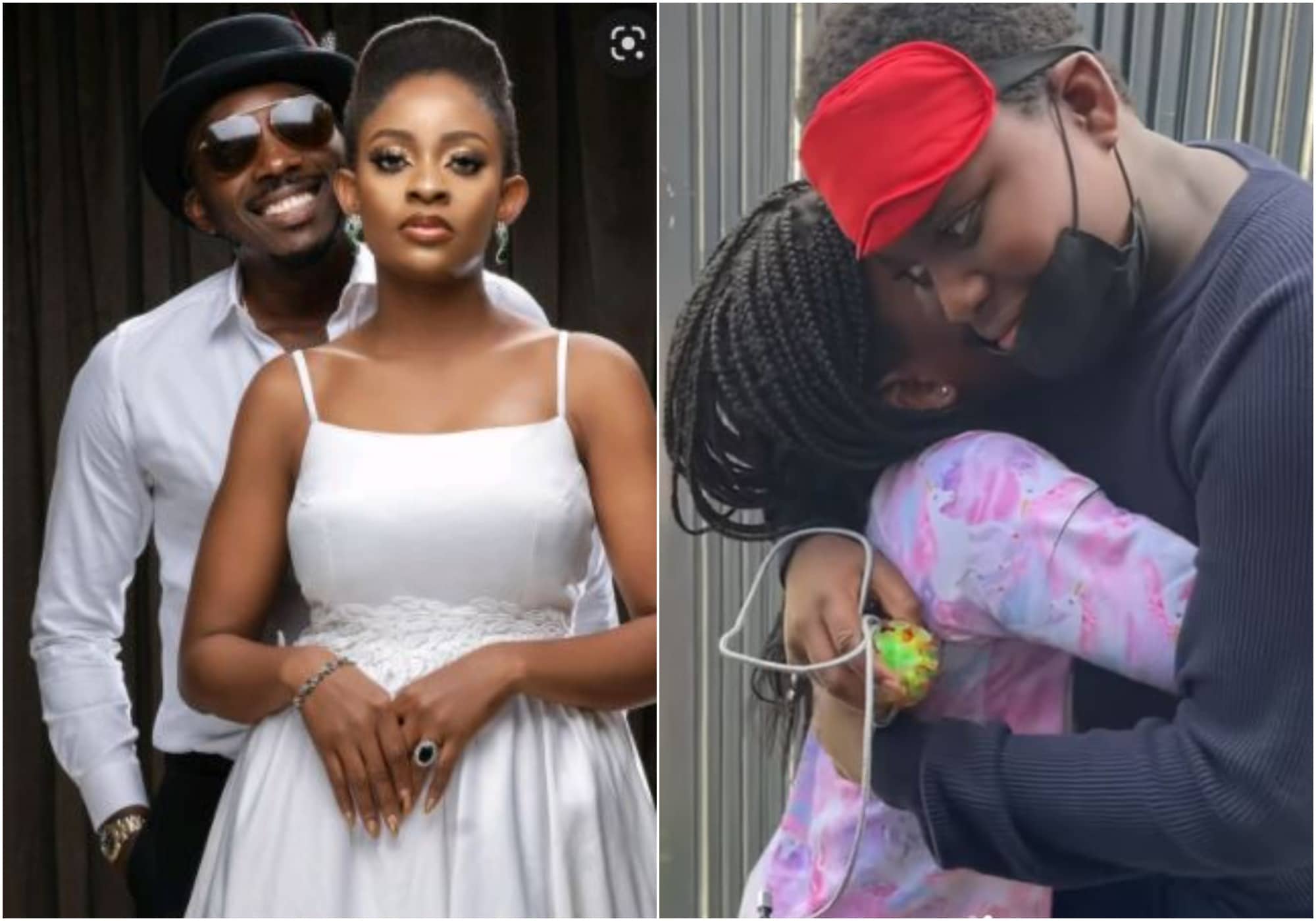Comedian Bovi's wife shares adorable video of their daughter reuniting with her brother who just came back the UK