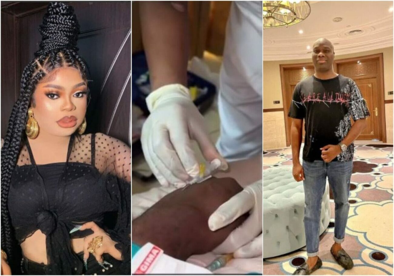 Mompha lands in hospital hours after Bobrisky expose his fake lifestyle with evidence