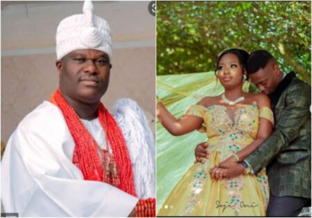 Ooni of Ife showers prayers on Actor Lateef Adedimeji and Bimpe Oyebade ahead their wedding