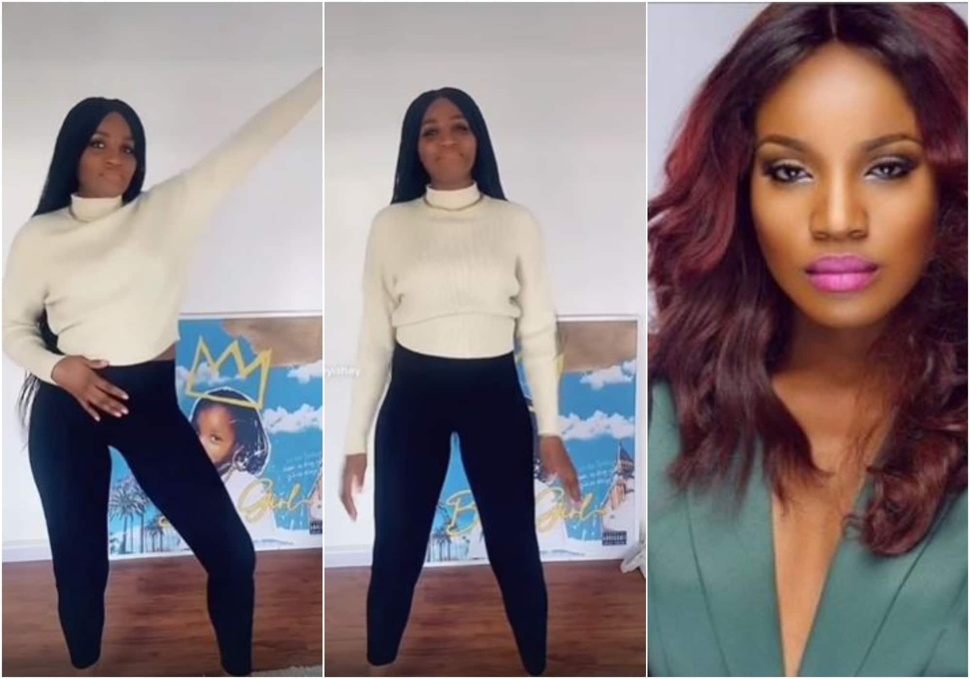 Reactions as Singer Seyi Shay shows off what looks like a growing baby bump in dance video