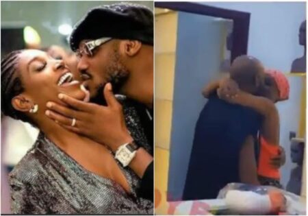 Reactions as video of 2face and his wife Annie Idibia kissing passionately surface online