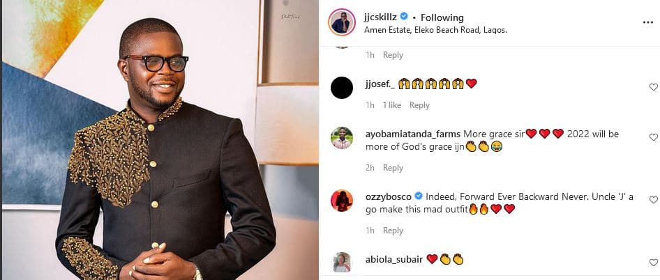 Fans gushes on Funke Akindele’s husband as he recounts their achievement