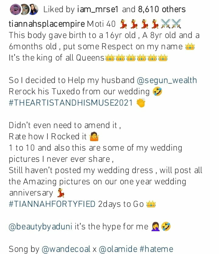 Toyin Lawani brags about her youthful body