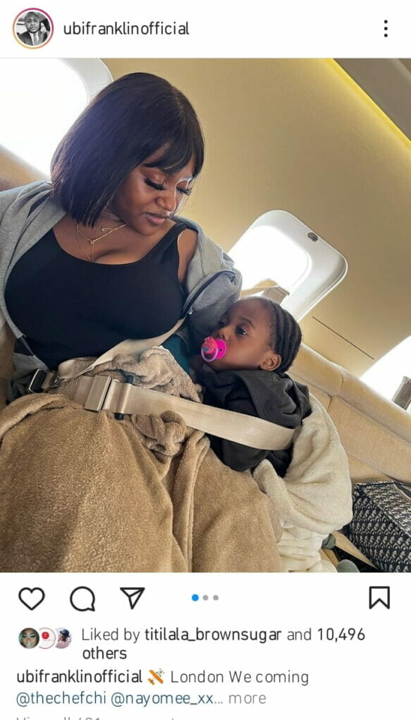 Davido sends private jet for Chioma and Ifeanyi