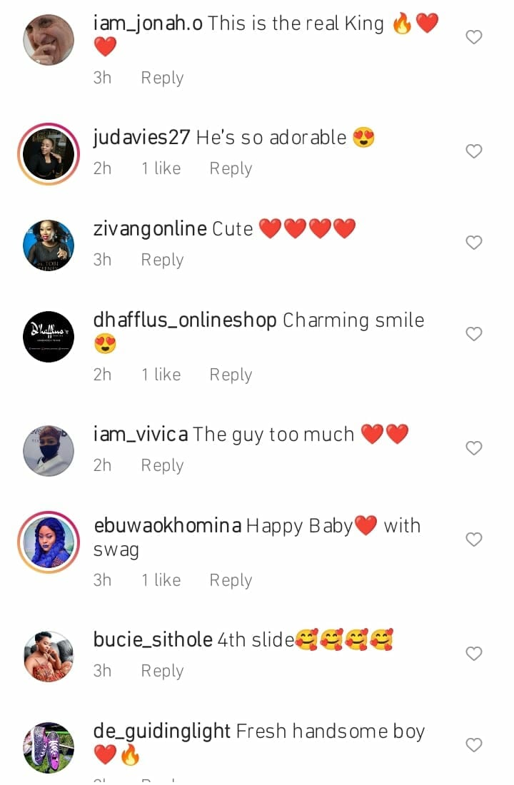 Fans drool over Rosy Meurer's son