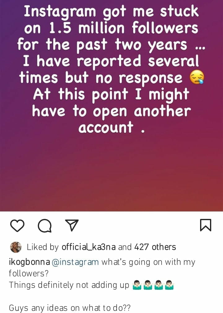 IK Ogbonna complains about his 1.5 million Instagram followers