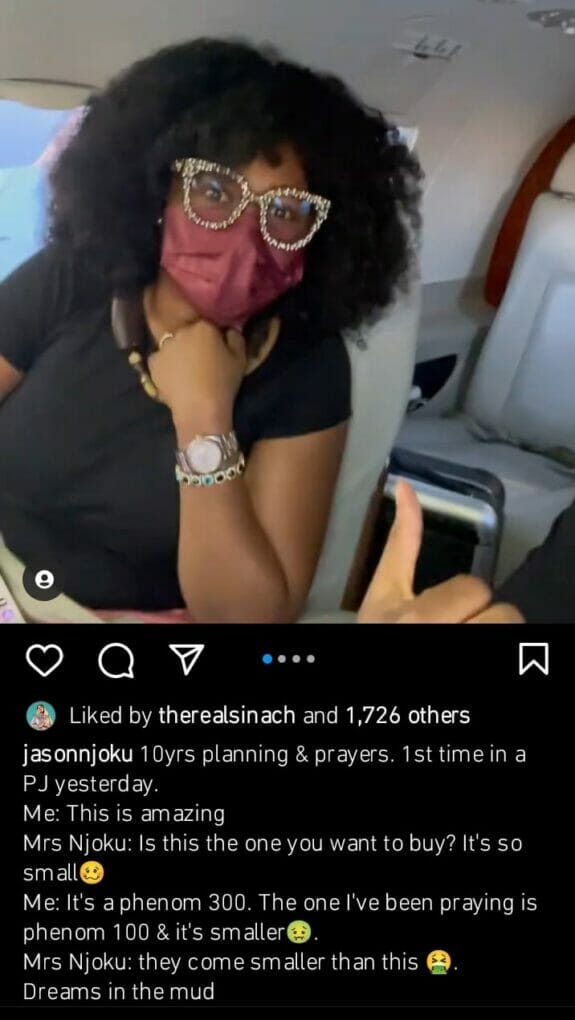 Mary Njoku and husband travel out after 10 years