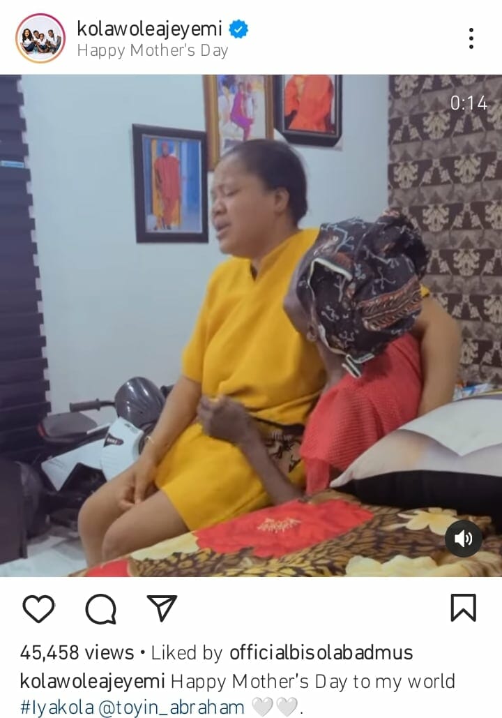 Kolawole Ajeyemi celebrates 2022 mother's day