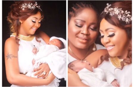 Regina Daniels emotional mother's day tribute to mother