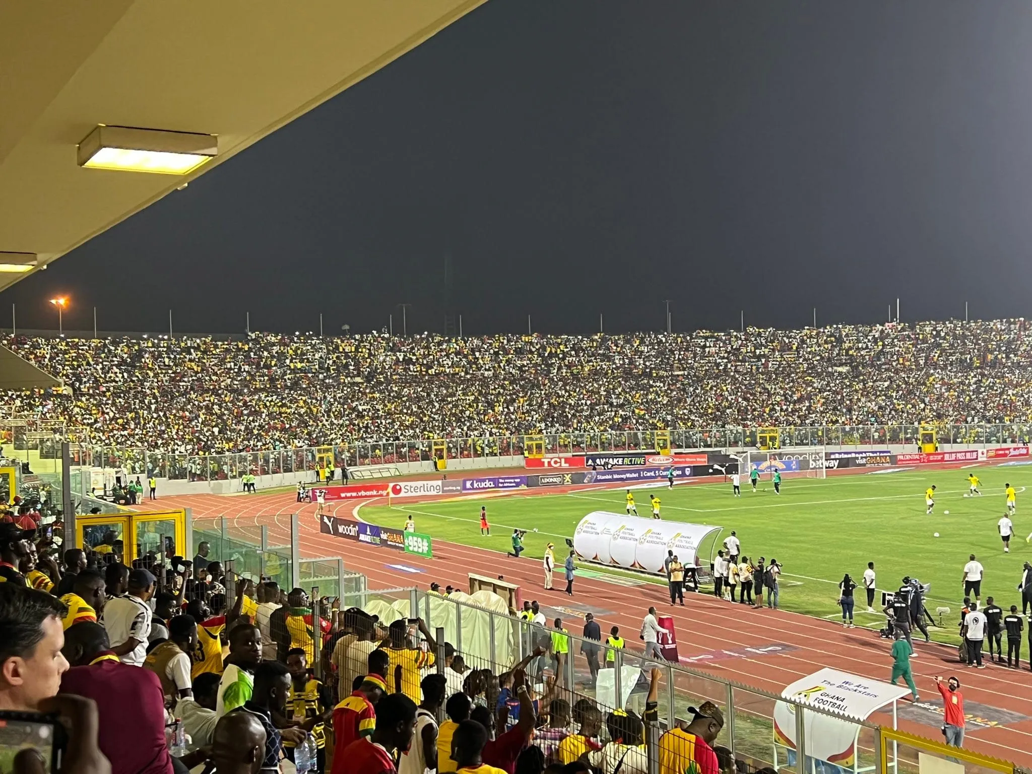 Nigerian fans vs Ghana