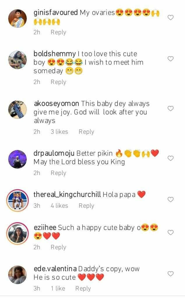 Fans drool over Rosy Meurer's son