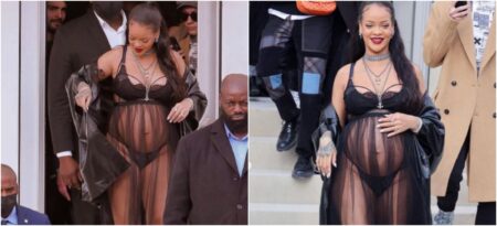Rihanna lingerie to fashion week
