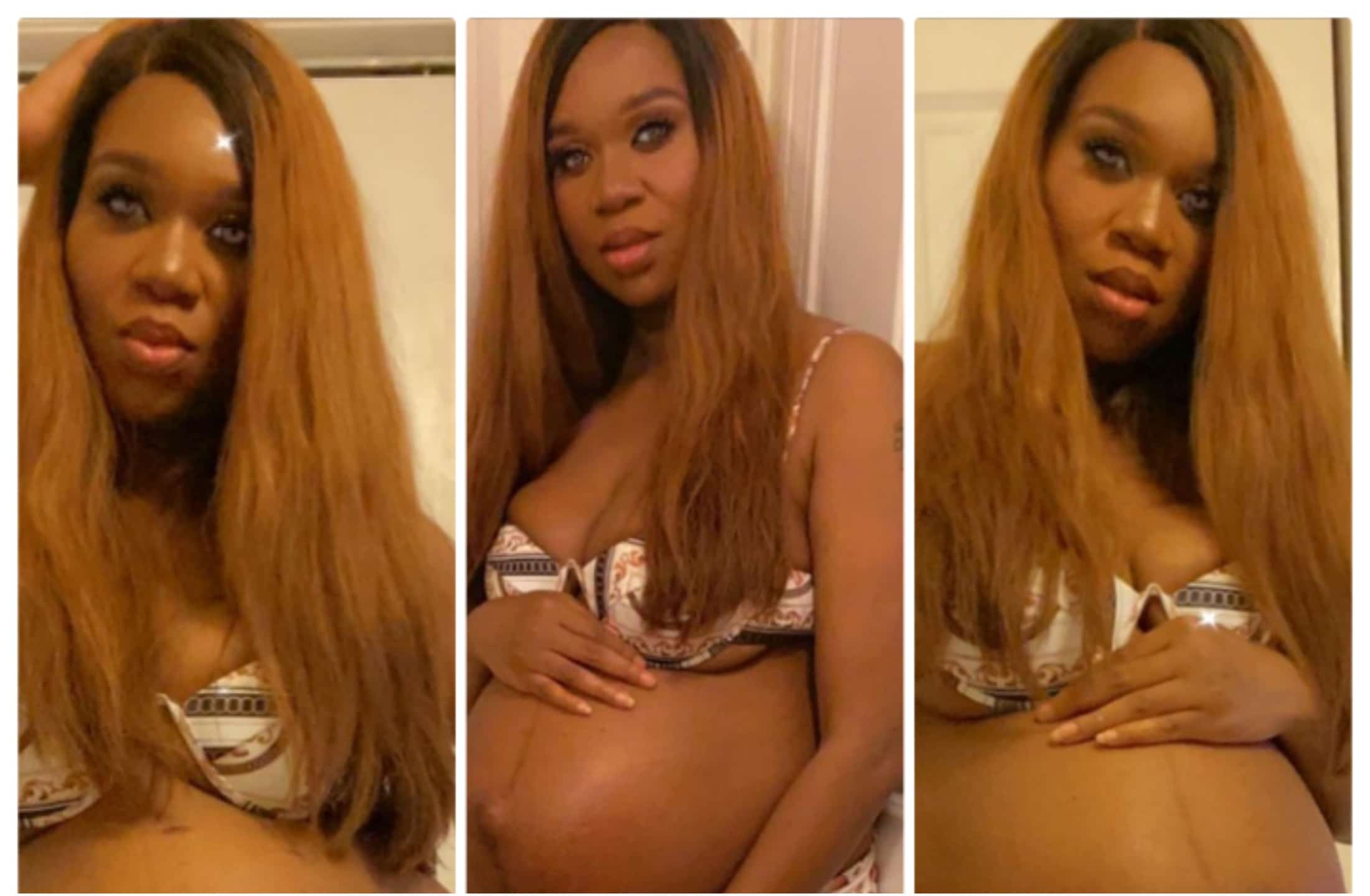 Sandra Iheuwa shows off her baby bump