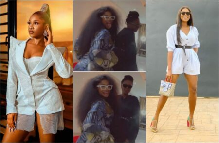 Tacha parties with Yvonne Nelson