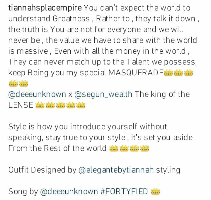 Toyin Lawani brags about her level of creativity