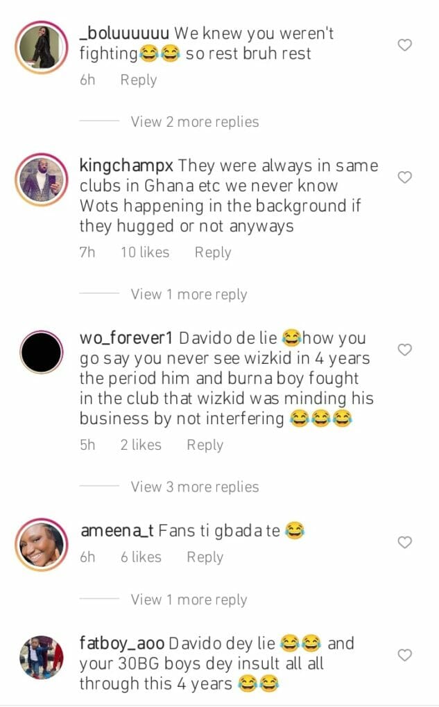 Nigerians drag Davido for saying he hasn't seen Wizkid for 4 years