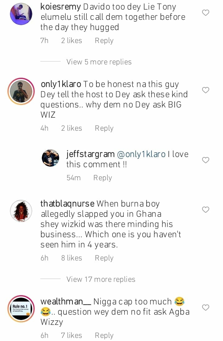 Nigerians drag Davido for lying about not seeing Wizkid for 4 years
