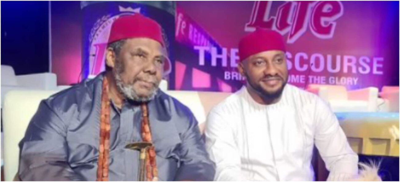 pete edochie and son