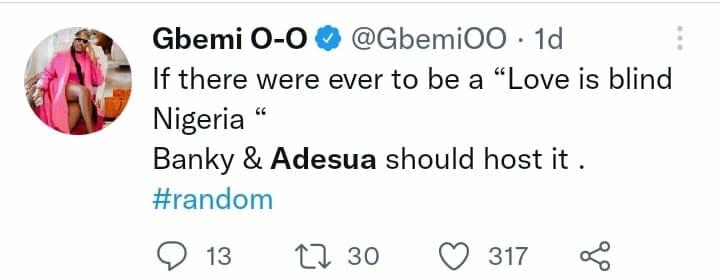 Nigerians praise Adesua Etomi