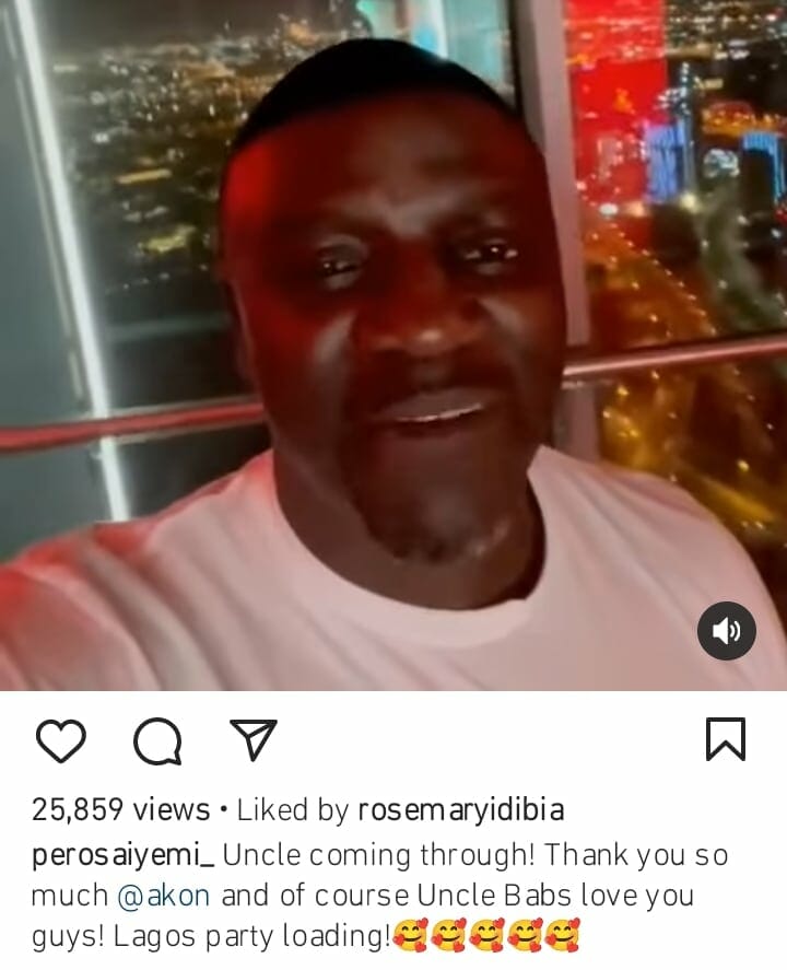 Akon celebrates Ehi Idibia