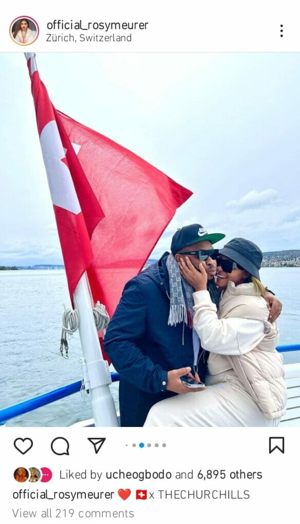 Olakunle Churchill receives praises for marrying Rosy Meurer