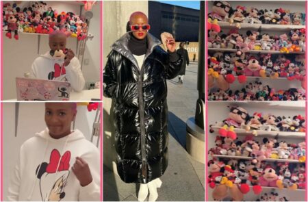 DJ Cuppy's impressive Mickey Mouse collection
