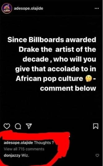 Don Jazzy crowns Wizkid as African pop culture artist