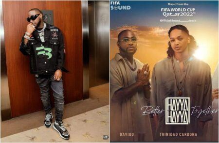 Davido reveals how much he was paid to perform at FIFA